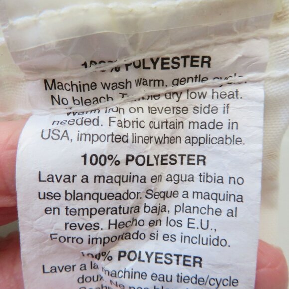 Vintage Swiss Polka Dot Floral Fabric Shower Curtain Blouson Valance by JCP - Picture 6 of 10